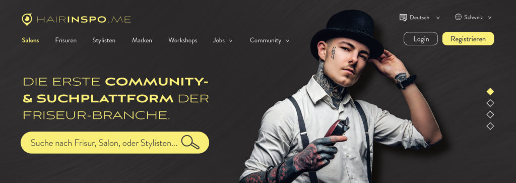 Die erste Community- und Suchplattform der Friseur-Branche
