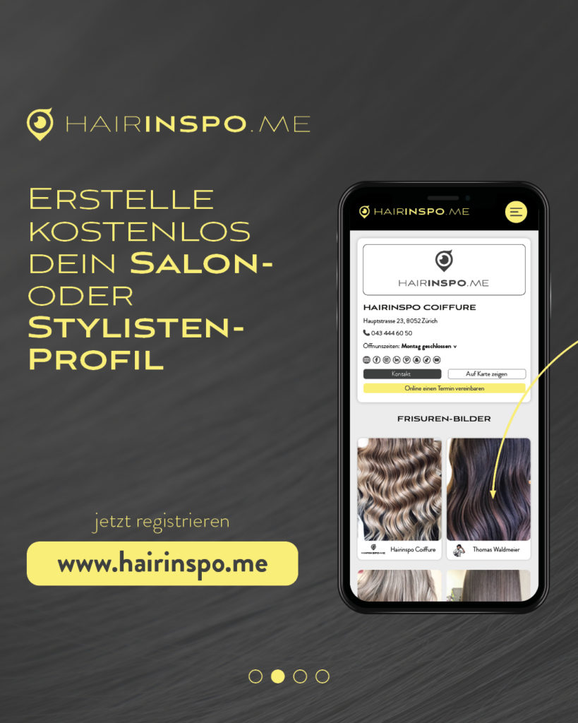 Erstelle kostenlos dein Salon- oder Stylisten-Profil