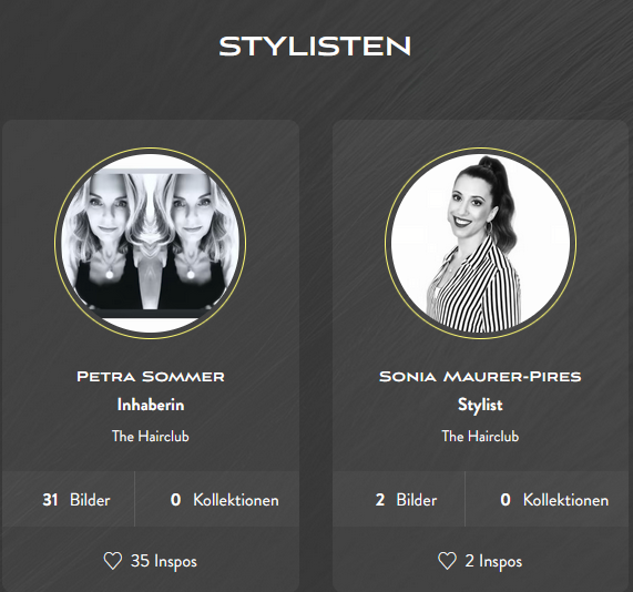 Stylisten-Profile hinzufügen