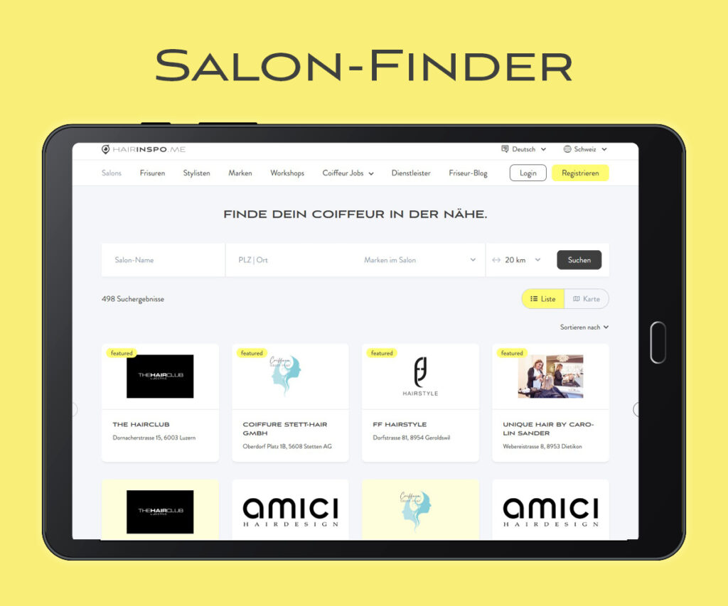 Coiffeur Jobs – Salon Finder